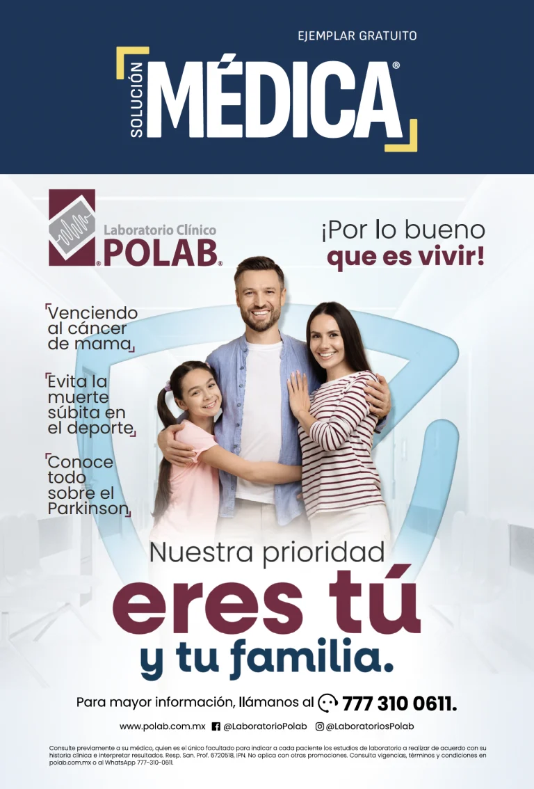 Portada de la revista solución médica versión POLAB