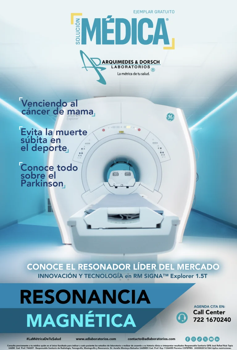 Portada de la revista solución médica versión Arquímedes Dorsch