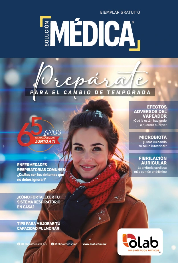 Portada Revista Solución Médica Volumen 5 Octubre Noviembre 2024 Edición OLAB